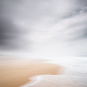 plage dans la brume Cap Ferret- 6250564